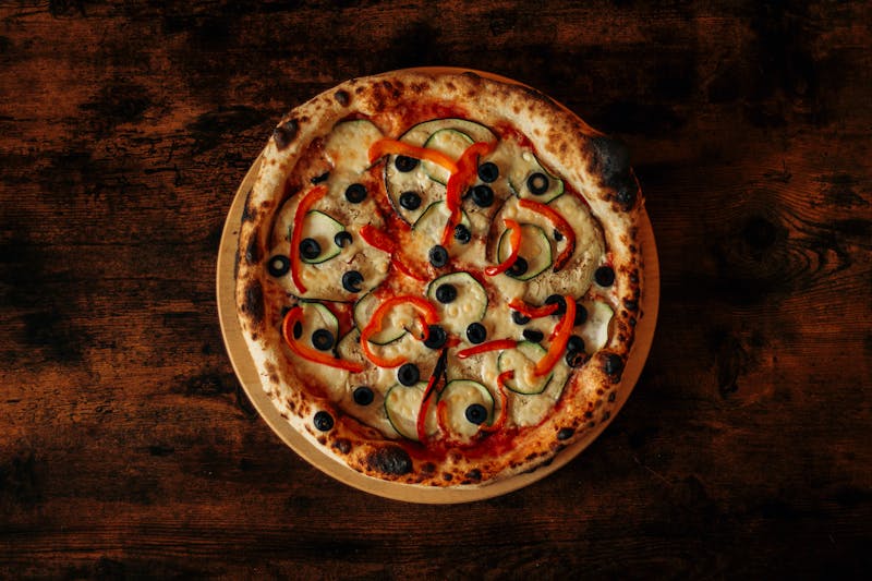 Meat lovers deep dish pizza with pepperoni and bacon